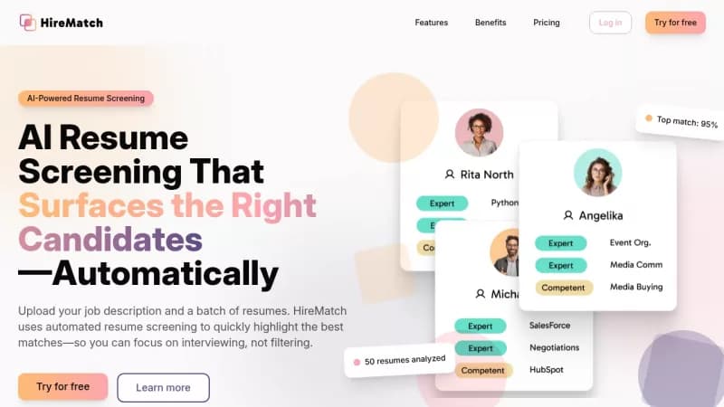 HireMatch screenshot