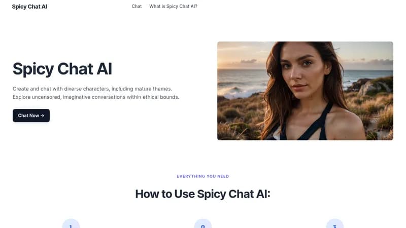 spicy chat ai website