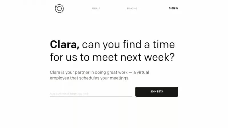 Clara screenshot