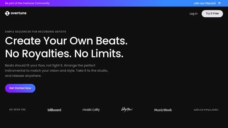 overtune website