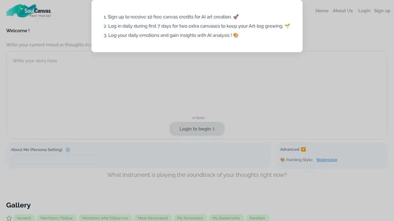 soulcanvas website