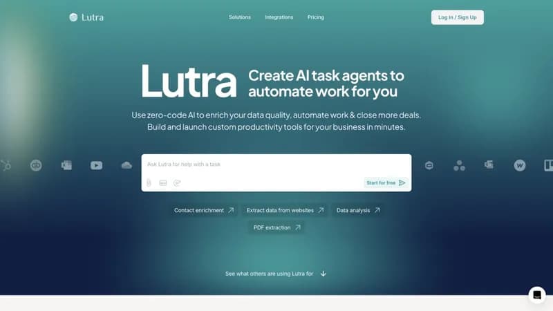 Lutra AI screenshot