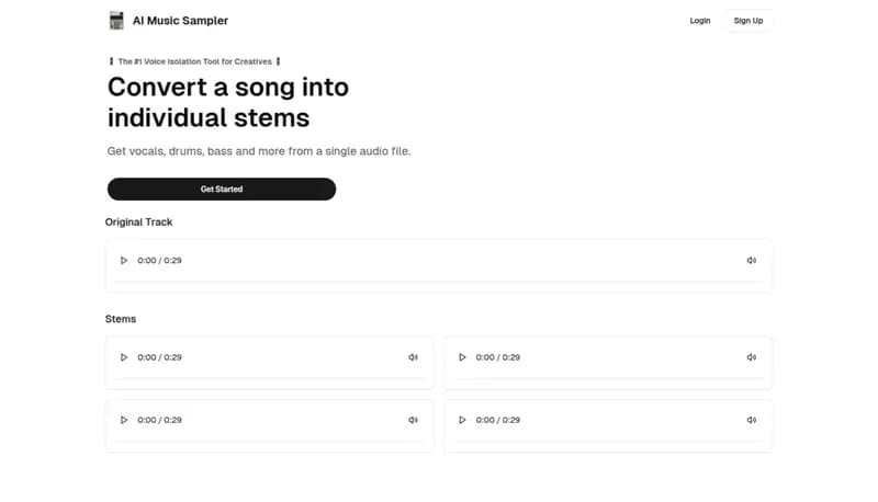 www.aimusicsampler.com screenshot