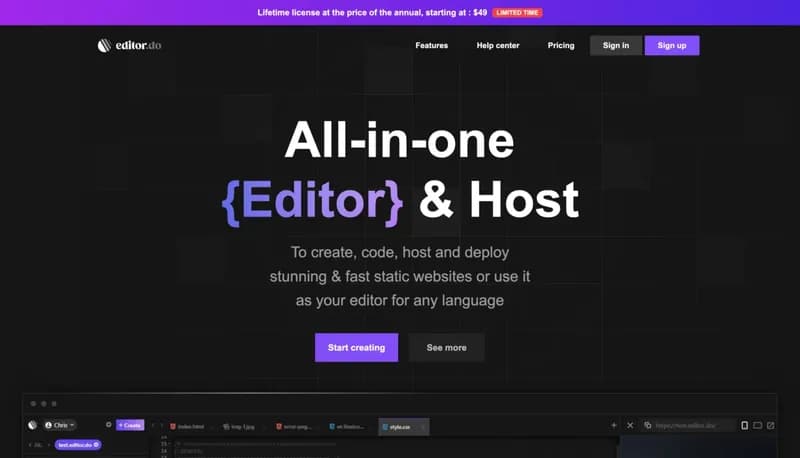 Editor.do screenshot