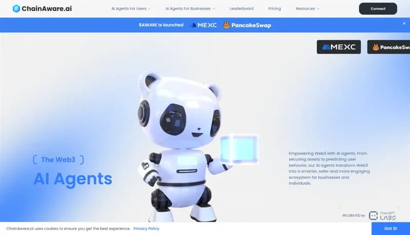 ChainAware.ai screenshot
