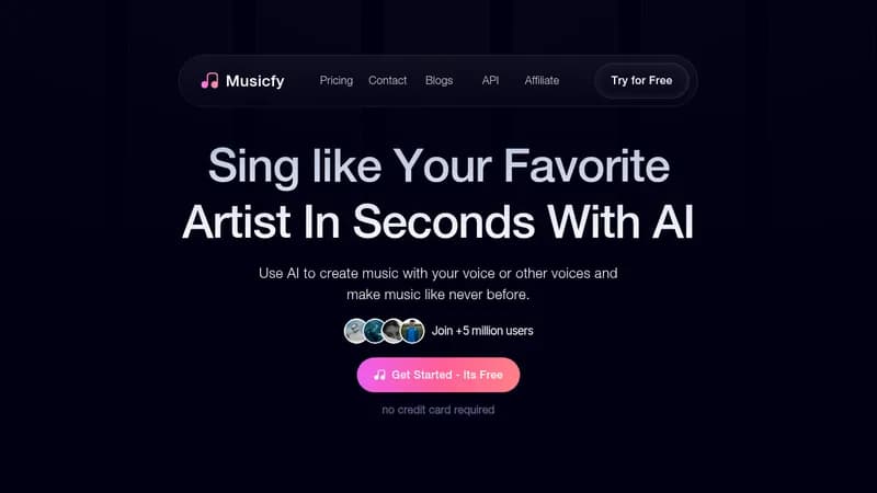 musicfy website