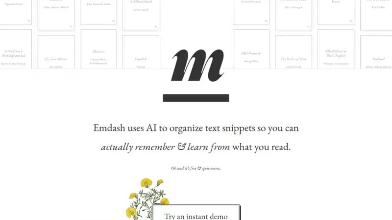 Emdash screenshot