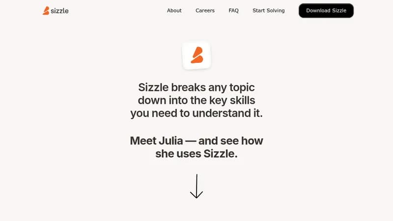 sizzle website