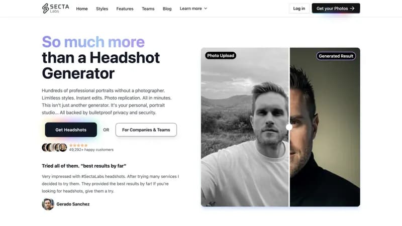Secta Labs screenshot