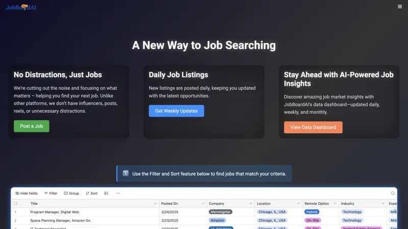 JobBoardAI screenshot