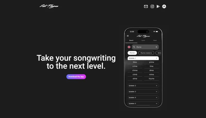 Fast Rhymes screenshot