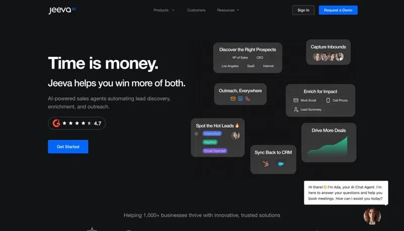 Jeeva.ai screenshot