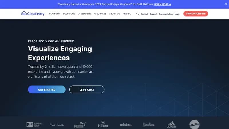 Cloudinary screenshot