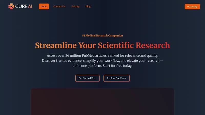 cure ai website