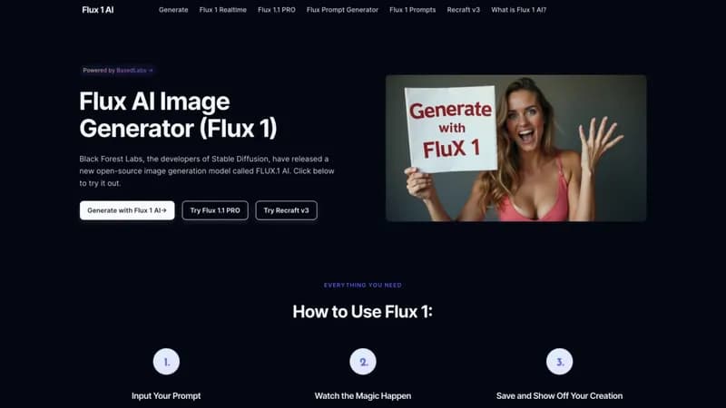 Flux 1 AI screenshot