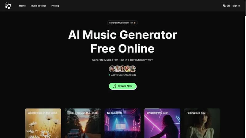 AI Music Generator screenshot