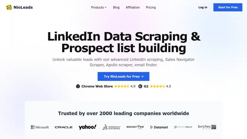 nioleads website