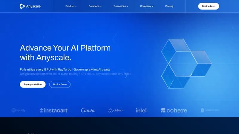 Anyscale screenshot