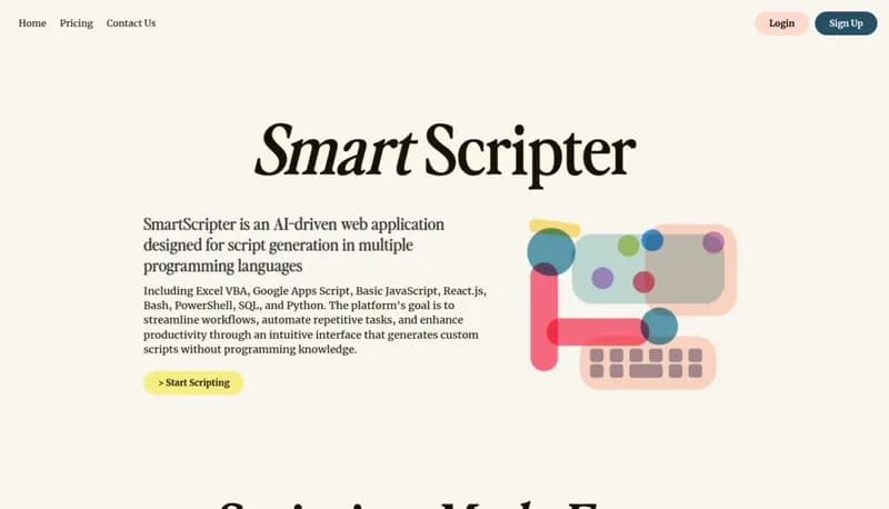 SmartScripter screenshot