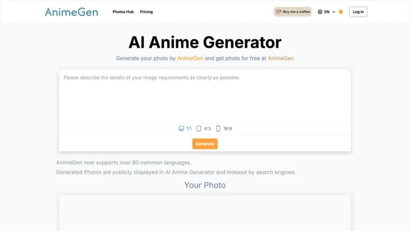AnimeGen screenshot