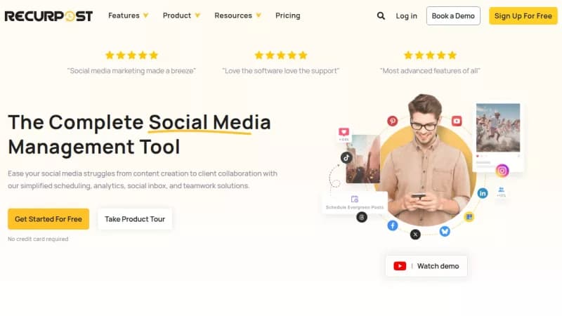 RecurPost screenshot