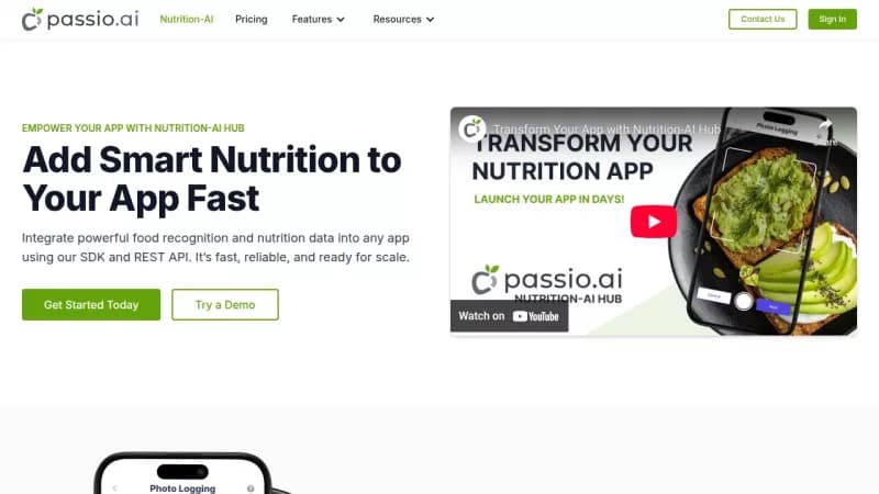 Nutrition-AI Hub screenshot