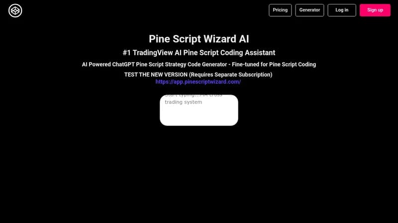 pine script wizard ai website