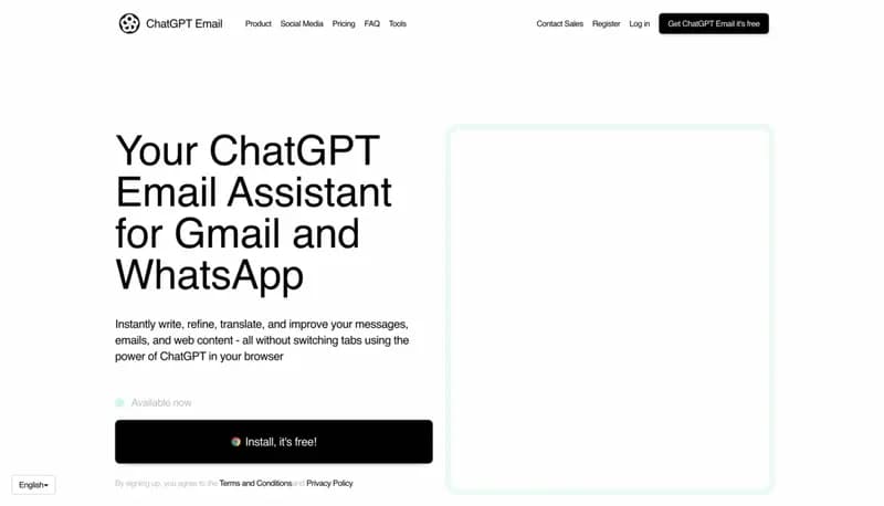 AI Email Writer screenshot