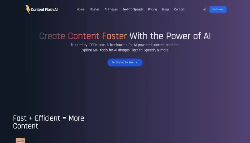 Content Flash AI screenshot