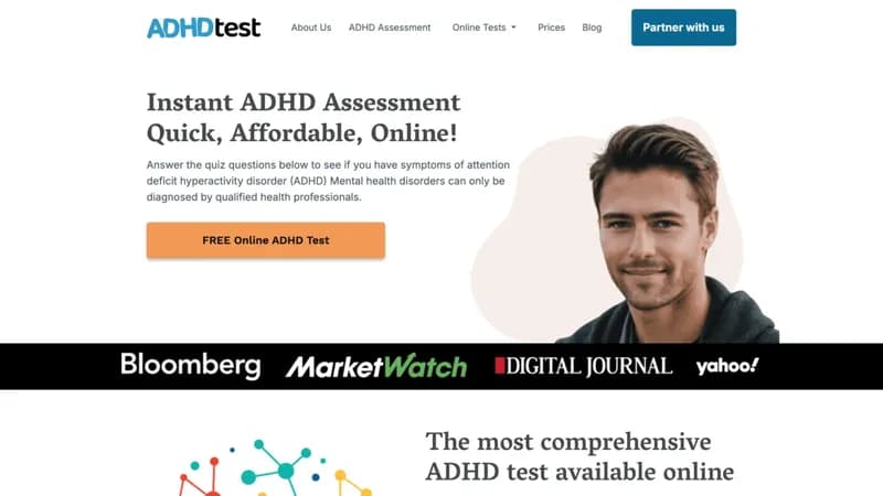 ADHDtest.ai screenshot