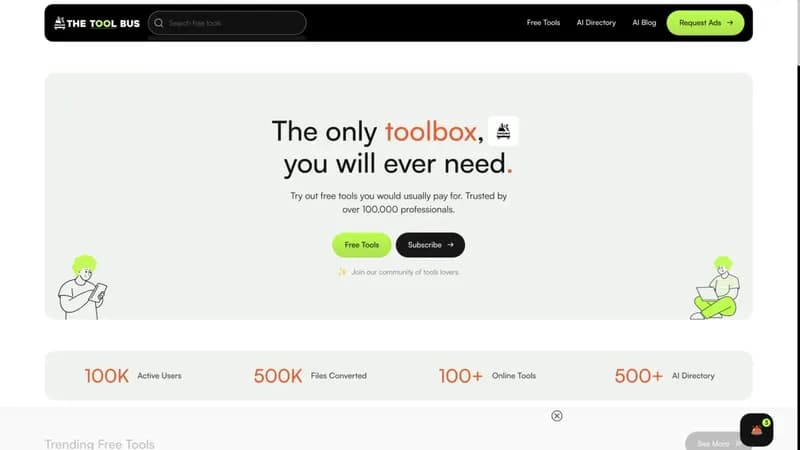 TheToolBus.ai screenshot