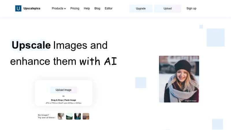 upscalepics website