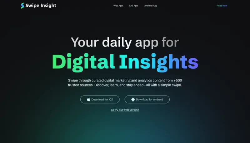Swipe Insight screenshot