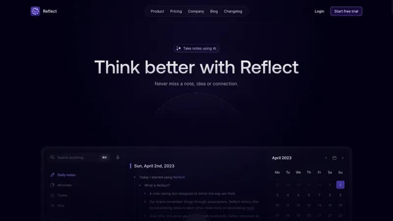 Reflect screenshot