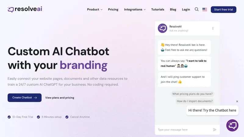 resolveai website