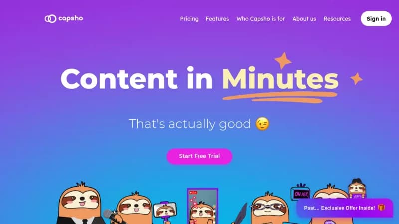 Capsho screenshot