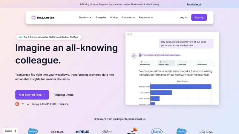 TextCortex screenshot