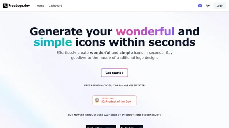 freelogo.dev website