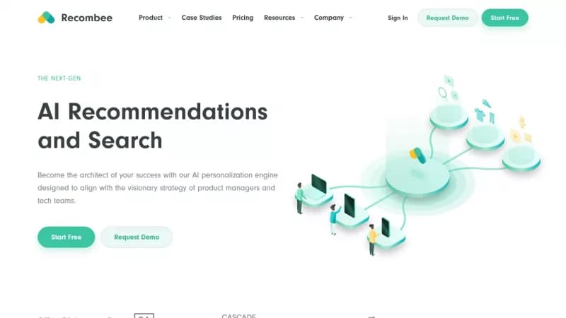 Recombee screenshot