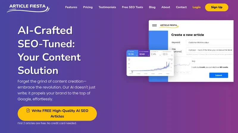 article fiesta website
