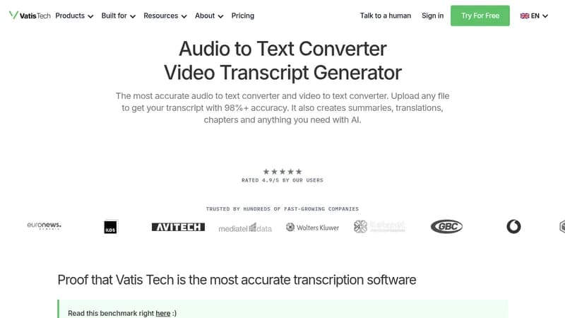 vatis tech website