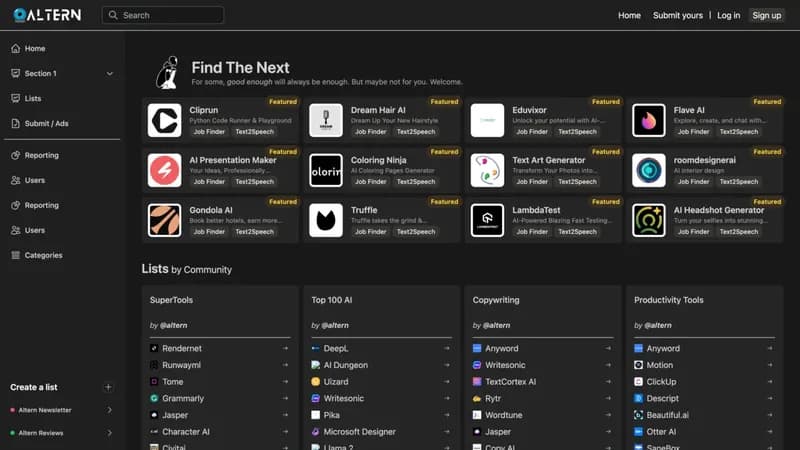 Altern screenshot