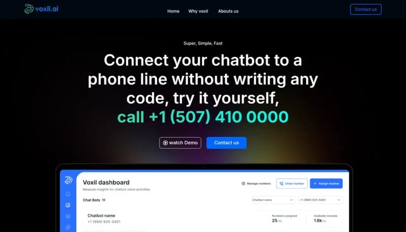 Voxil AI screenshot