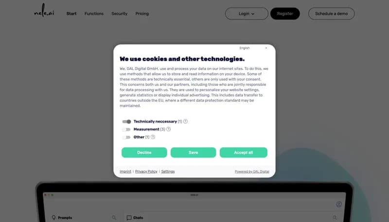 nele.ai screenshot