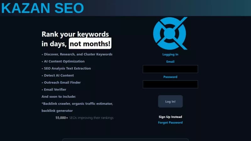 KAZAN SEO screenshot