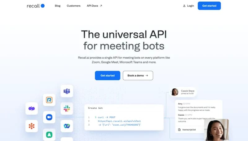 Recall.ai screenshot