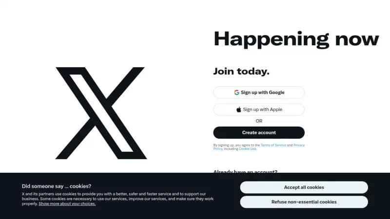 X screenshot