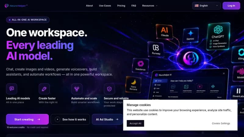 neurohelper ai website