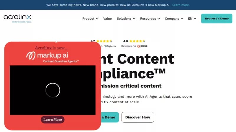 Acrolinx screenshot