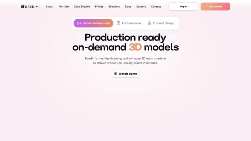 Kaedim screenshot